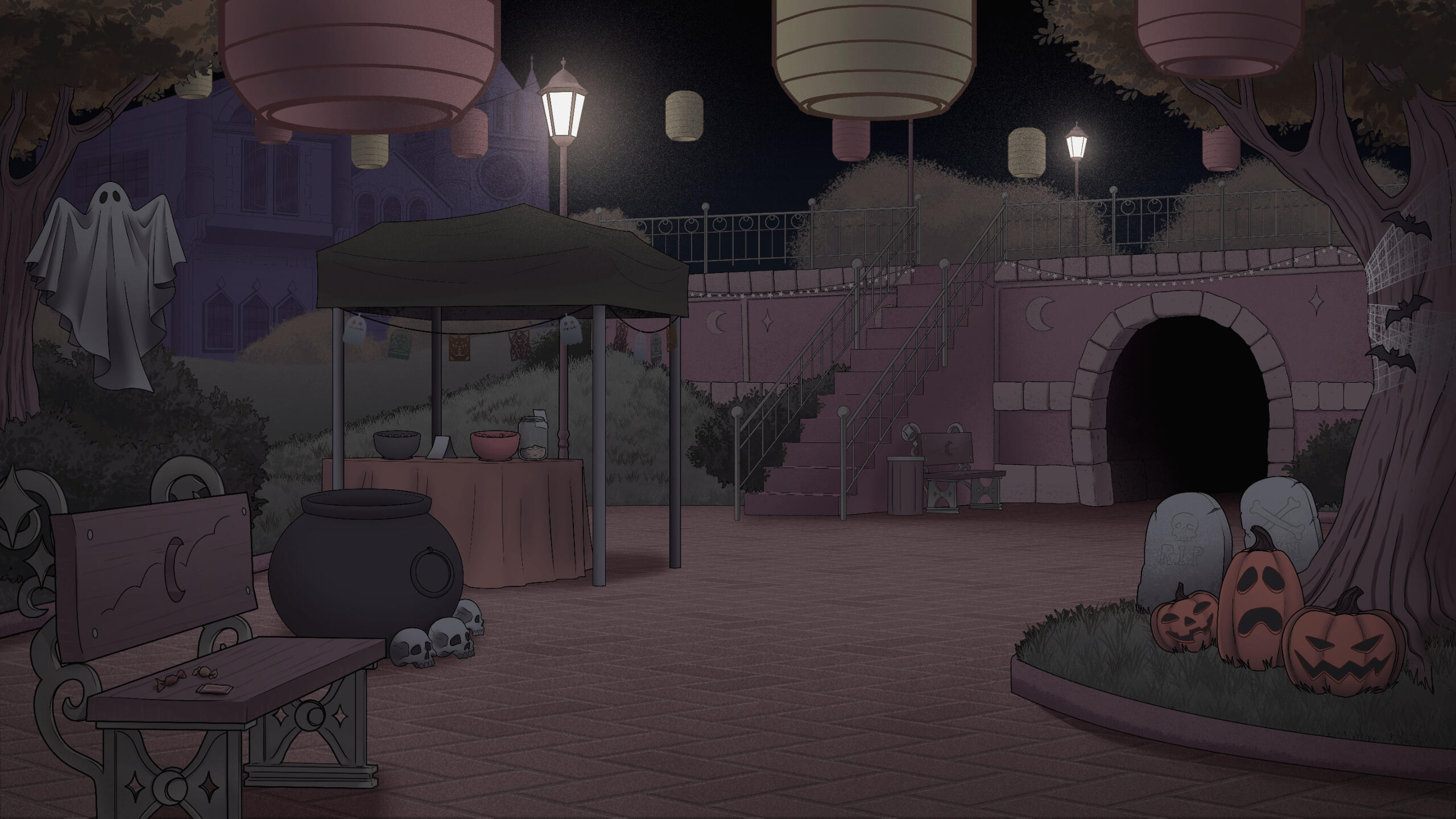 Courtyard Night Courtyard Night