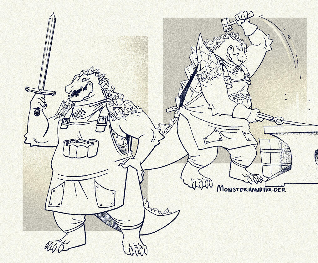 Dragonborn Blacksmith