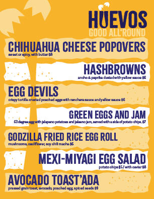 Huevos Menu