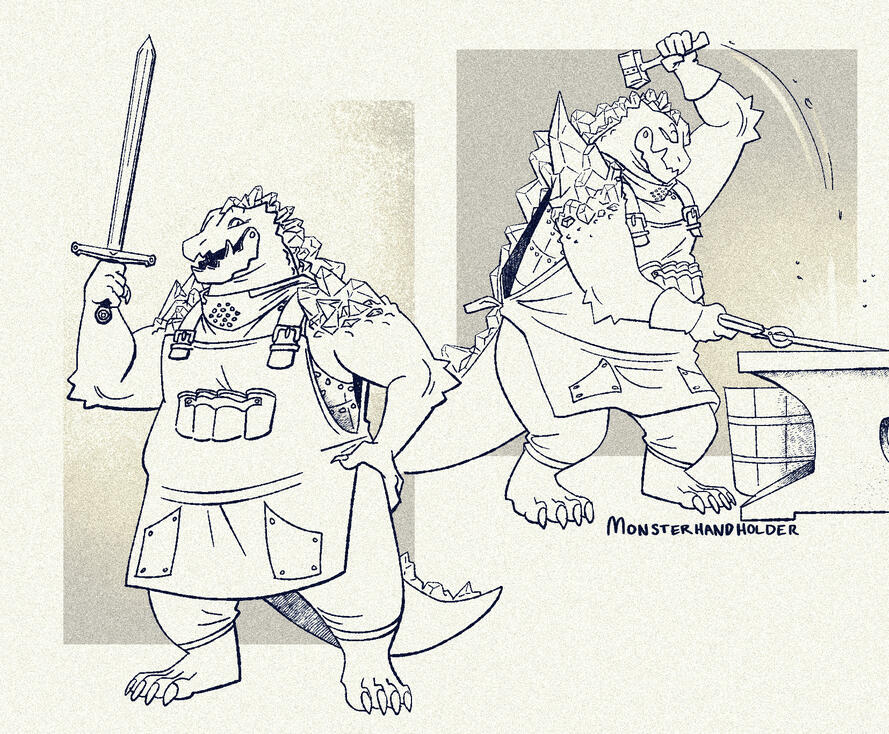 Dragonborn Blacksmith