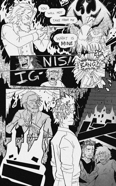 B&amp;W Comic Page